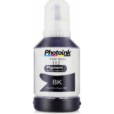 Photoink Epson L11160 Siyah Muadil Mürekkep 112 - 127 ml