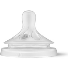 Nt Natural Response 2'li Biberon Emziği, 3 Numara, 1 Ay ve Üstü, Doğal Tepkili Biberon Emziği, SCY963/02