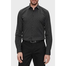 Calvin Klein Logolu Pamuklu Slim Fit Gömlek K10K112312BEH Erkek Gömlek K10K112312 Beh