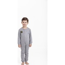 Oil Company Gri Unisex Çocuk Tulum