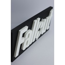 Domini Fallout - 3 Boyutlu Tabela - 20CM x 8.5cm x 1.5cm