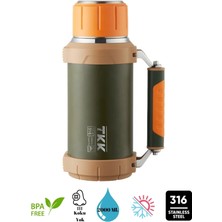 Vagonlife Tkk 316 Paslanmaz Çelik (Stainless Steel) Profesyonel Termos - 2000 Ml.