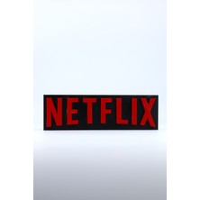Domini Netflix - 3 Boyutlu Tabela - 18CM x 5.5cm x 1.5cm