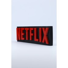 Domini Netflix - 3 Boyutlu Tabela - 18CM x 5.5cm x 1.5cm