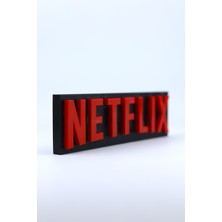 Domini Netflix - 3 Boyutlu Tabela - 18CM x 5.5cm x 1.5cm