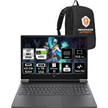 Hp Victus 15 Intel Core I7 13620H 40GB 4tb SSD RTX4050/6GB 144Hz 15.6'' Fhd W11P Taşınabilir Bilgisayar A0BG8EA & Per4 Çanta A0BG8EAPN440