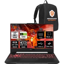 Asus Tuf Gaming F15 Intel Core I7 13620H 24GB 256GB SSD RTX4050/6GB 144Hz 15.6" Fhd Fdos Taşınabilir Bilgisayar LP259 & Per4 Çanta LP259P311