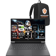 Hp Victus 15 Amd Ryzen 5 8645HS 24GB 512GB SSD RTX4060/8GB 144Hz 15.6'' Fhd W11P Taşınabilir Bilgisayar A05NJEA & Per4 Çanta A05NJEAPN392