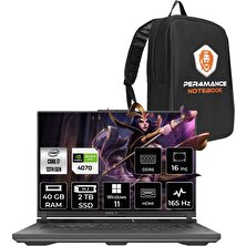 Asus Rog Strix G16 Intel Core I7 13650HX 40GB 2tb SSD RTX4070/8GB 165Hz 16" Fhd+ W11P Taşınabilir Bilgisayar N3411 & Per4 Çanta N3411P404