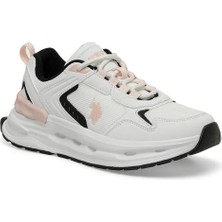 U.S. Polo Assn. Jacky Wmn 4fx Kadın Beyaz-Pembe Koşu&antrenman Ayakkabı
