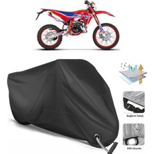 Autolion Beta Rr 50 Enduro Racing Motor Brandası Arka Çanta Uyumlu (Bağlantı, Kilit Uyumlu)-Siyah