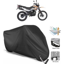 Autolion Mondial X-Treme Max 150 Motor Brandası Arka Çanta Uyumlu (Bağlantı, Kilit Uyumlu)-Siyah