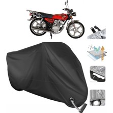 Autolion Rmg Moto Gusto Star 100 Motosiklet Branda (Bağlantı, Kilit Uyumlu)-Siyah