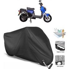 Autolion Rmg Moto Gusto Rapido Motor Brandası Arka Çanta Uyumlu (Bağlantı, Kilit Uyumlu)-Siyah