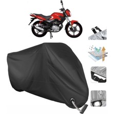 Autolion Rmg Moto Gusto Tornado Sport Motosiklet Branda (Bağlantı, Kilit Uyumlu)-Siyah