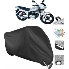 Autolion Bisan Sunway Fks 125 Motosiklet Branda (Bağlantı, Kilit Uyumlu)-Siyah