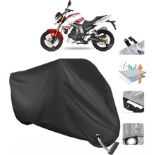 Autolion Yuki NT-250 Naked Motosiklet Branda (Bağlantı, Kilit Uyumlu)-Siyah