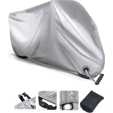 Autolion Falcon Cg Klasik Attack 100 Gri Su Geçirmez Motosiklet Brandası (Kilit Uyumlu)