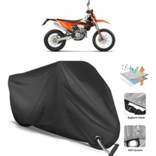 Autolion Ktm 350 Exc-F Motor Brandası Arka Çanta Uyumlu (Bağlantı, Kilit Uyumlu)-Siyah