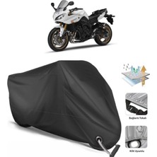 Autolion Yamaha Fazer 8 Abs Motor Brandası Arka Çanta Uyumlu (Bağlantı, Kilit Uyumlu)-Siyah