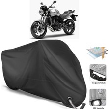 Autolion Honda Cbf 600 Motor Brandası Arka Çanta Uyumlu (Bağlantı, Kilit Uyumlu)-Siyah