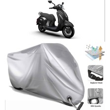 Autolion Bajaj Chetak Motor Brandası Arka Çanta Uyumlu (Bağlant,kilit Uyumlu)
