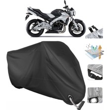 Autolion Suzuki Gsr 600 Motosiklet Branda (Bağlantı, Kilit Uyumlu)-Siyah