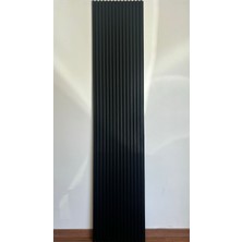 Şahan Art Deco Akustik Duvar Paneli / Siyah / 5 mm Keçe / 9 mm Çıta