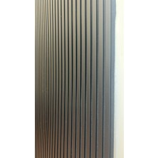 Şahan Art Deco Akustik Duvar Paneli / Siyah / 5 mm Keçe / 9 mm Çıta