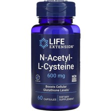 Life Extension N-Acetyl-L-Cysteine 600 Mg 60 Capsules