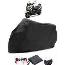 Sym Maxsym 600I Abs Siyah Motosiklet Branda Su Geçirmez Dayanıklı Kumaş