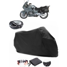 Bmw R 1100 Rt Arka Çanta Uyumlu Siyah Motosiklet Branda Su Geçirmez Dayanıklı Kumaş