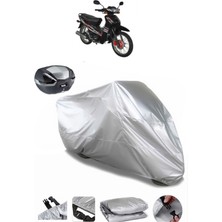 Yuki YK100-7 Paşa Uyumlu Arka Çanta Uyumlu Motosiklet Brandası Lüx Kalite Kalın Yüksek Kalite