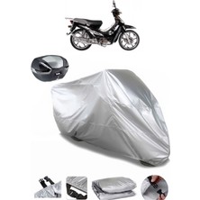 Kuba XY100-E Arka Çanta Uyumlu Motosiklet Brandası Lüx Kalite Kalın Yüksek Kalite