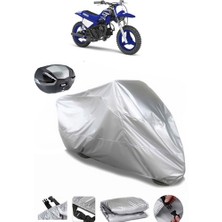 Yamaha Pw 50 Arka Çanta Uyumlu Motosiklet Brandası Lüx Kalite Kalın Yüksek Kalite