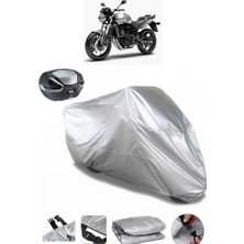 Honda Cbf 600 Arka Çanta Uyumlu Motosiklet Brandası Lüx Kalite Motor Brandası