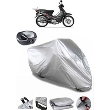 Yuki Gusto 50 Arka Çanta Uyumlu Motosiklet Brandası Lüx Kalite Kalın Yüksek Kalite