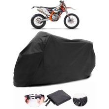 Ktm 450 Exc-F Six Days Siyah Motosiklet Branda Su Geçirmez Dayanıklı Kumaş