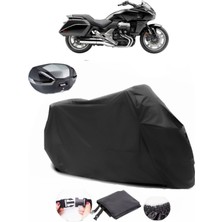 Honda Ctx 1300 Arka Çanta Uyumlu Siyah Motosiklet Branda Su Geçirmez Dayanıklı Kumaş