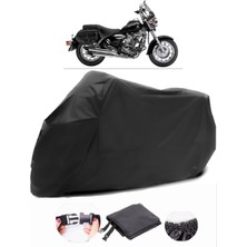 Kuba Superlight 150 Siyah Motosiklet Branda Su Geçirmez Dayanıklı Kumaş