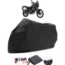 Yamaha Tenere 700 Siyah Motosiklet Branda Su Geçirmez Dayanıklı Kumaş