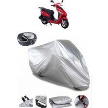 Salcano Astro 130 Arka Çanta Uyumlu Motosiklet Brandası Lüx Kalite Kalın Yüksek Kalite