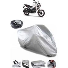 Rks Titanium 220 Arka Çanta Uyumlu Motosiklet Brandası Lüx Kalite Kalın