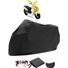 Yuki Yb 150 Jumbo Siyah Motosiklet Branda Su Geçirmez Dayanıklı Kumaş Uyumlu