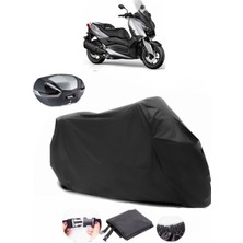 Daelim S3 Advance 250 Arka Çanta Uyumlu Siyah Motosiklet Branda Su Geçirmez Dayanıklı Kumaş