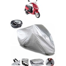 Peugeot Vivacity 125 Arka Çanta Uyumlu Motosiklet Brandası Lüx Kalite Kalın Yüksek Kalite