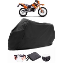 Kanuni Rx 125 Siyah Motosiklet Branda Su Geçirmez Dayanıklı Kumaş