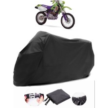 Kawasaki Klx 650 Siyah Motosiklet Branda Su Geçirmez Dayanıklı Kumaş