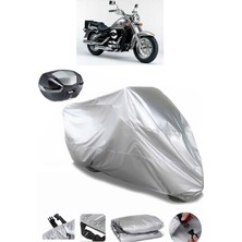 Kawasaki Vn 800 Vulcan Arka Çanta Uyumlu Motosiklet Brandası Lüx Kalite Kalın Yüksek Kalite