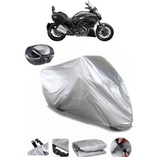 Ducati Diavel Strada Arka Çanta Uyumlu Motosiklet Brandası Lüx Kalite Kalın Yüksek Kalite